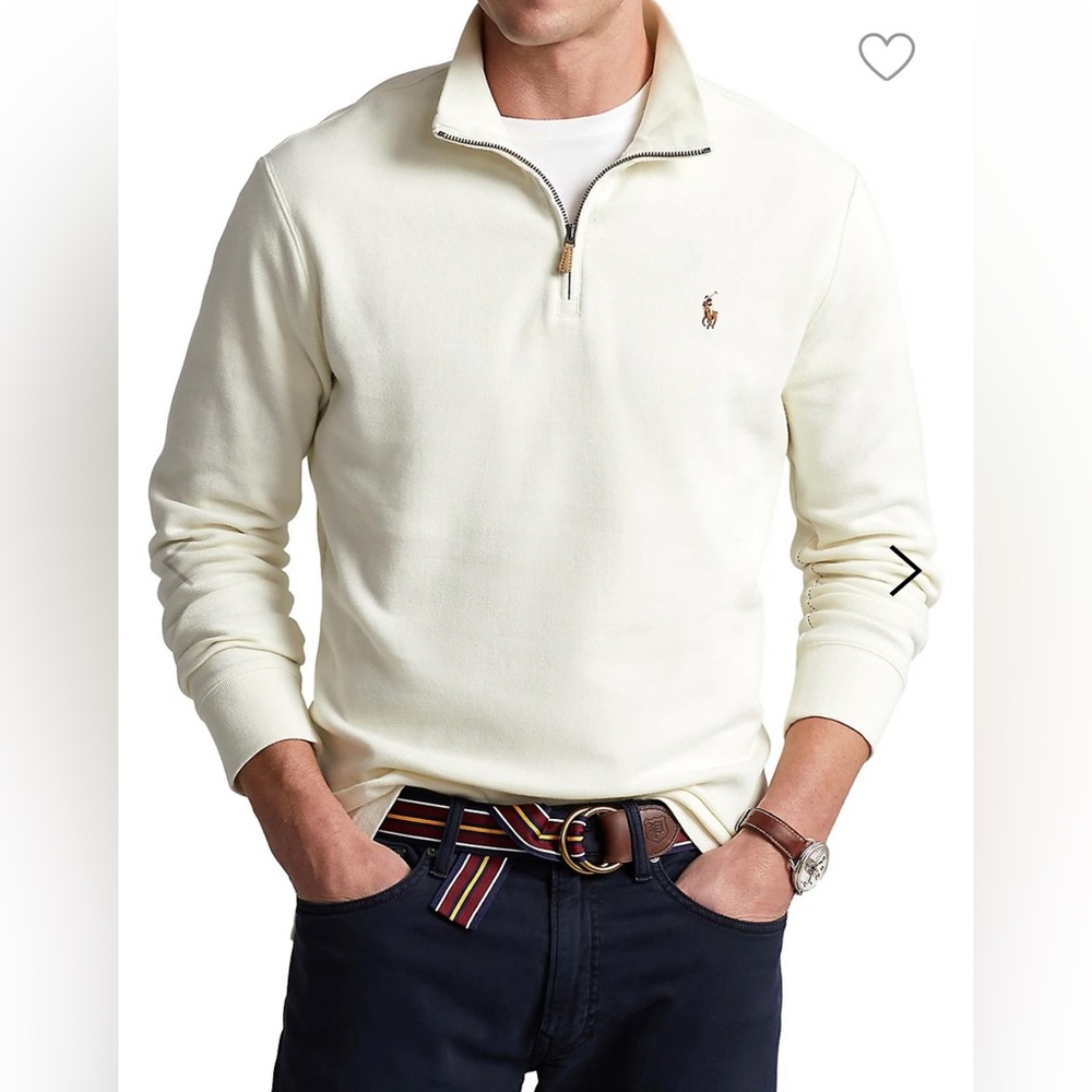 New with Tag Polo Ralph Lauren
Estate Rib Quarter-Zip Polo Shirt Pullover